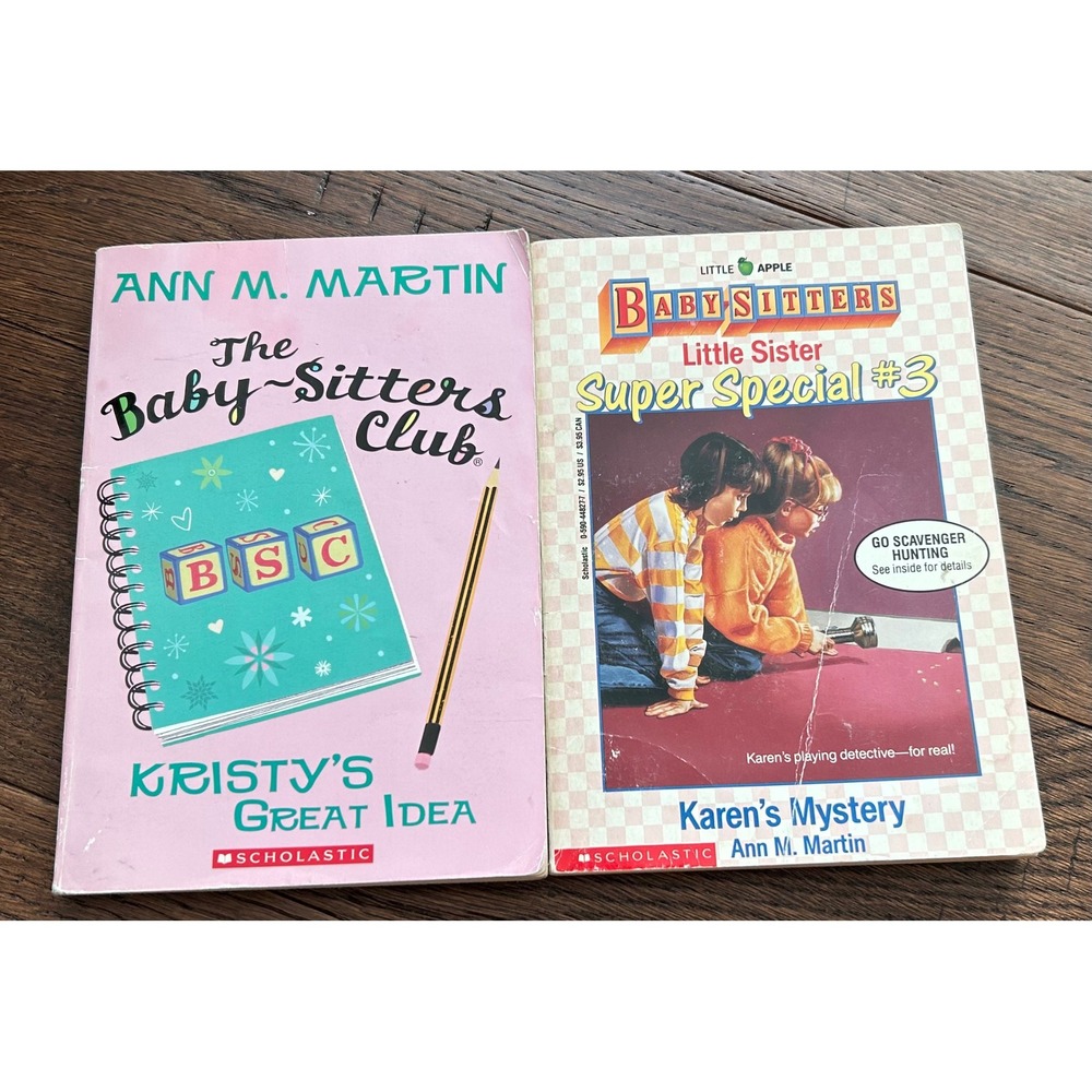 Baby-Sitters Club Ann M. Martin Kristy's Great Idea‎ & Karen's Mystery
